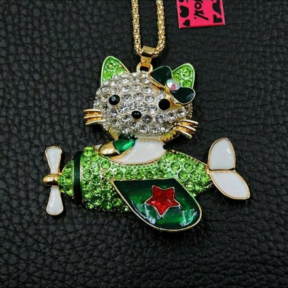 Betsey johnson hello kitty necklace online